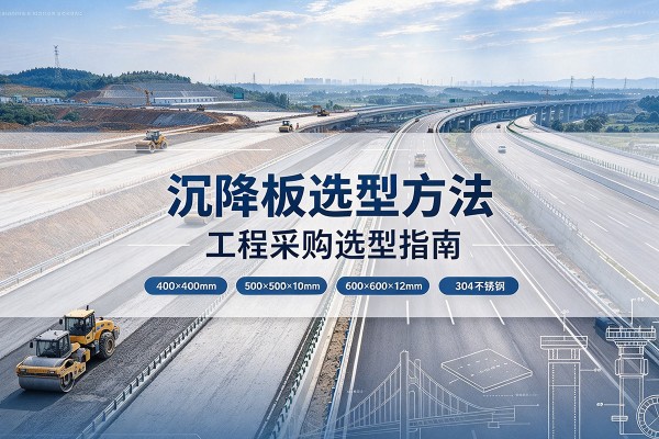巴中沉降板选择方法