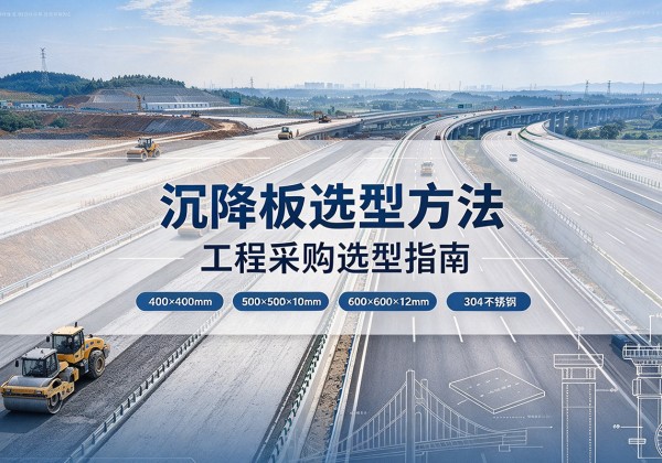 巴中沉降板选择方法